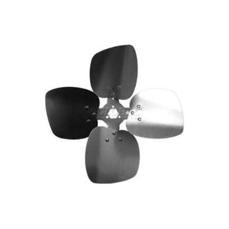 Lau Four Wing Condenser Fan Blade, Interchangeable Hub, Aluminum Blade, CW, 24" Dia., 18 Degree Pitch 4C2418CW